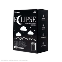 Ultra Pro - ECLIPSE Gloss Standard DECK PROTECTOR Sleeves: Arctic White - 105ct