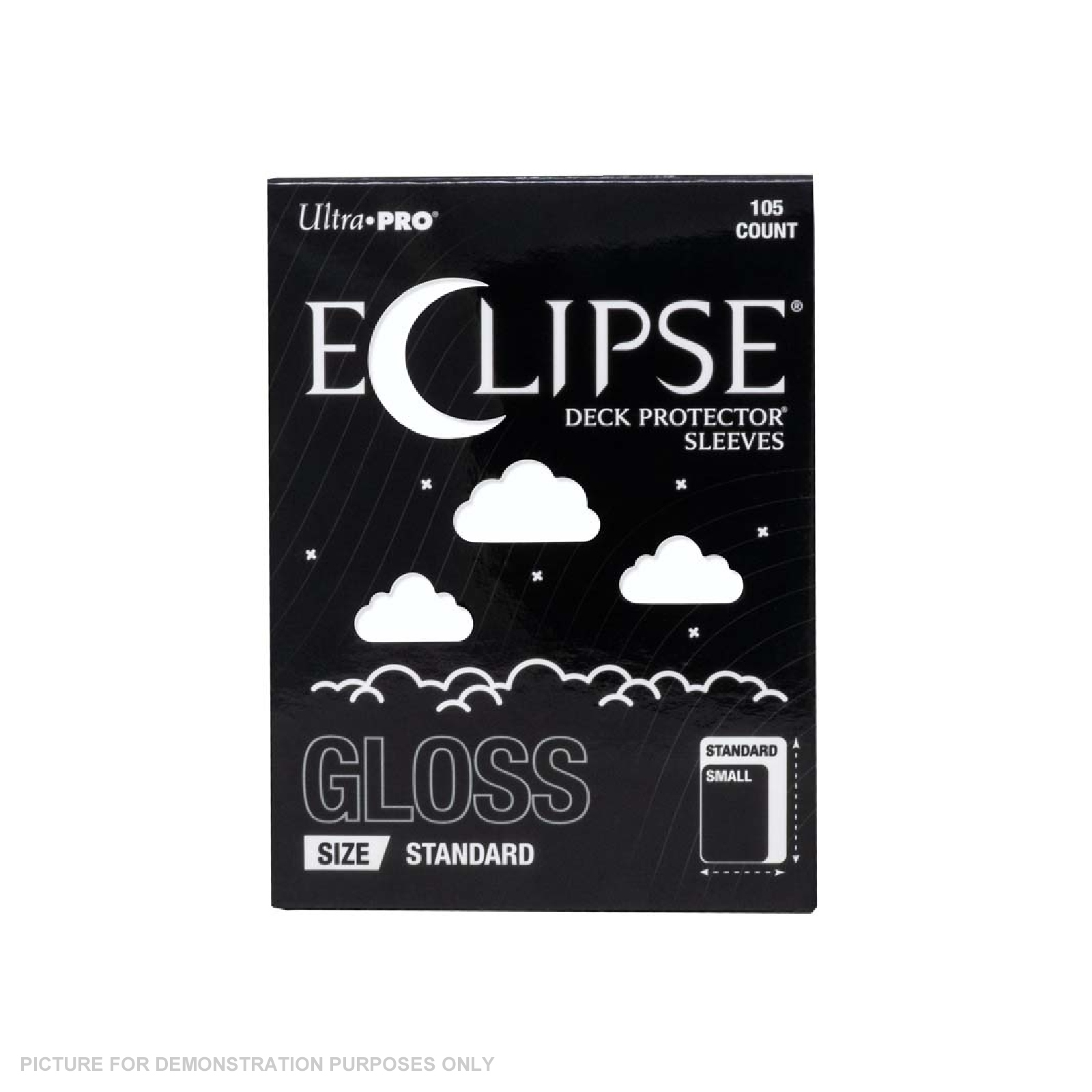 Ultra Pro - ECLIPSE Gloss Standard DECK PROTECTOR Sleeves: Arctic White - 105ct