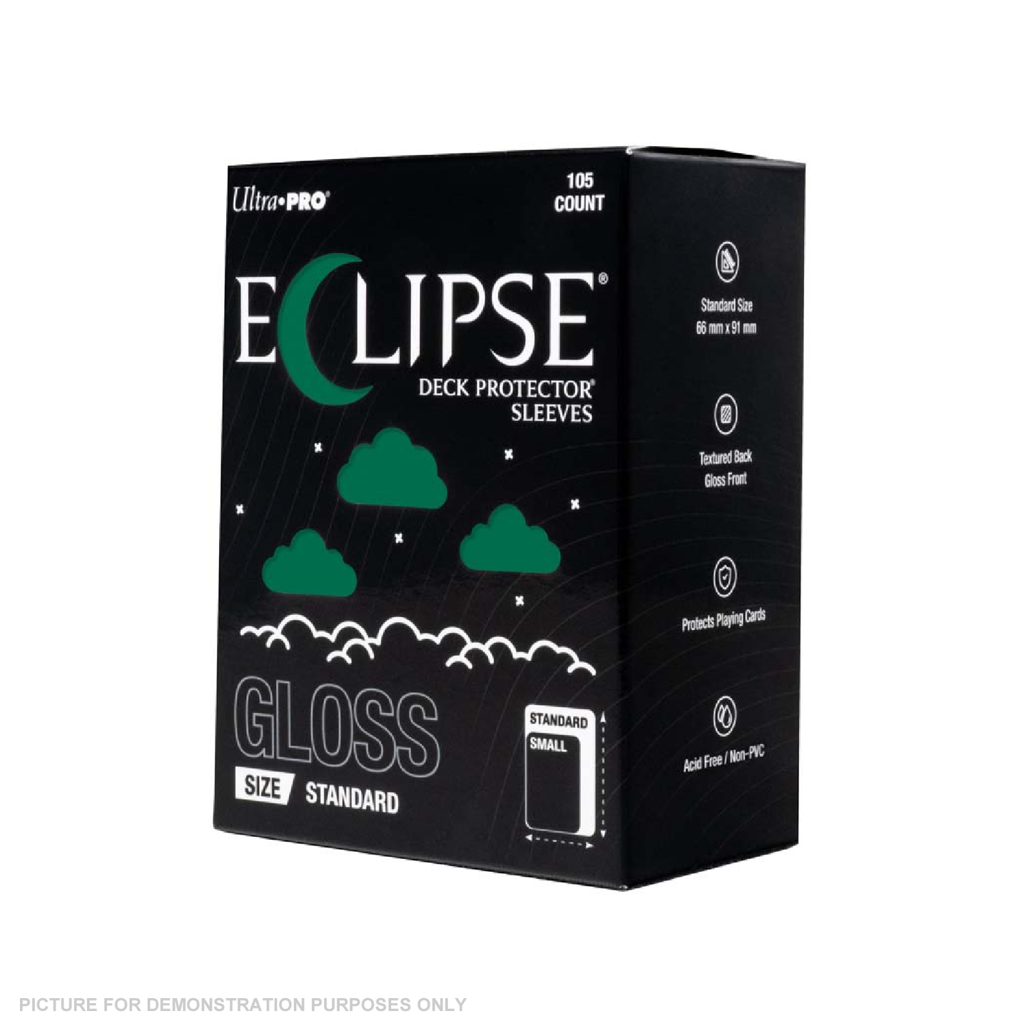 Ultra Pro - ECLIPSE Gloss Standard DECK PROTECTOR Sleeves: Forest Green - 105ct