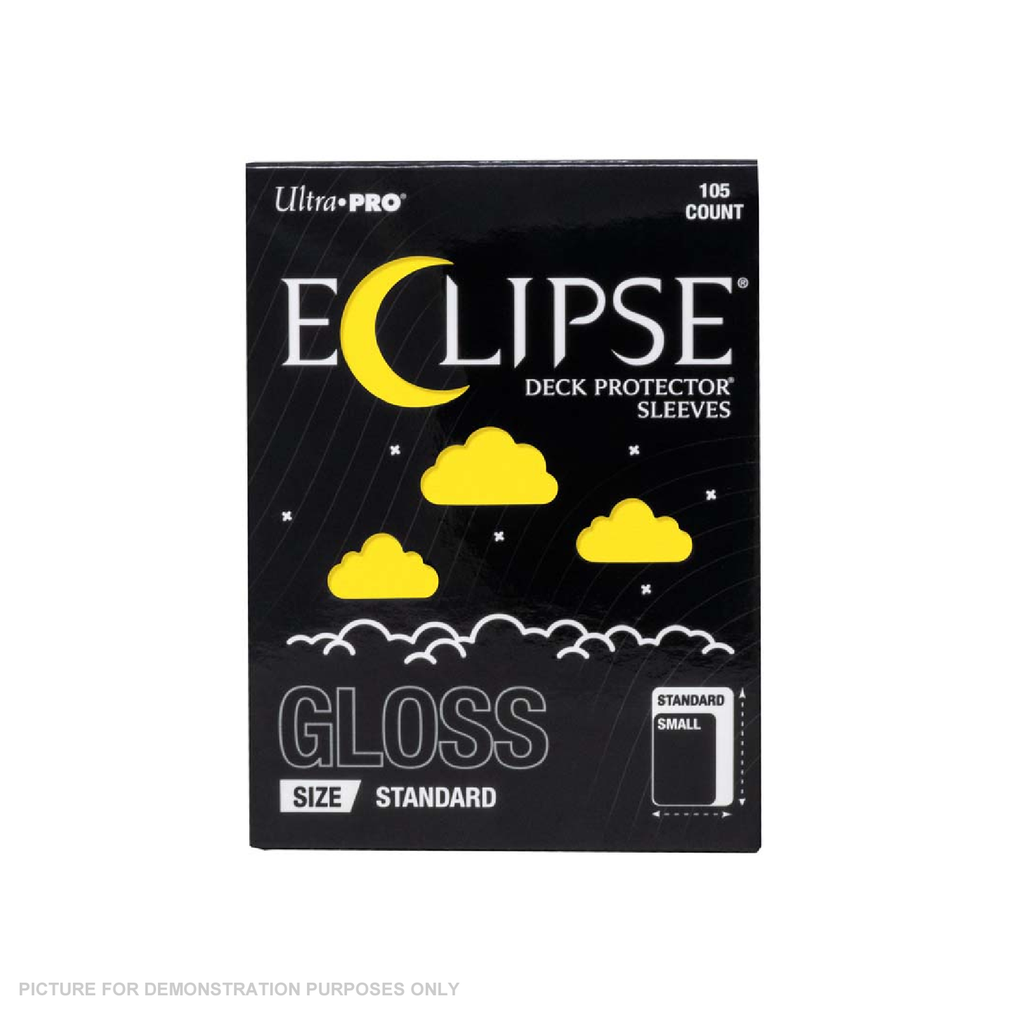 Ultra Pro - ECLIPSE Gloss Standard DECK PROTECTOR Sleeves: Lemon Yellow - 105ct