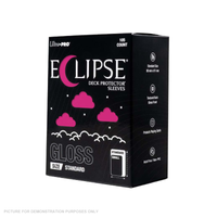 Ultra Pro - ECLIPSE Gloss Standard DECK PROTECTOR Sleeves: Hot Pink - 105ct