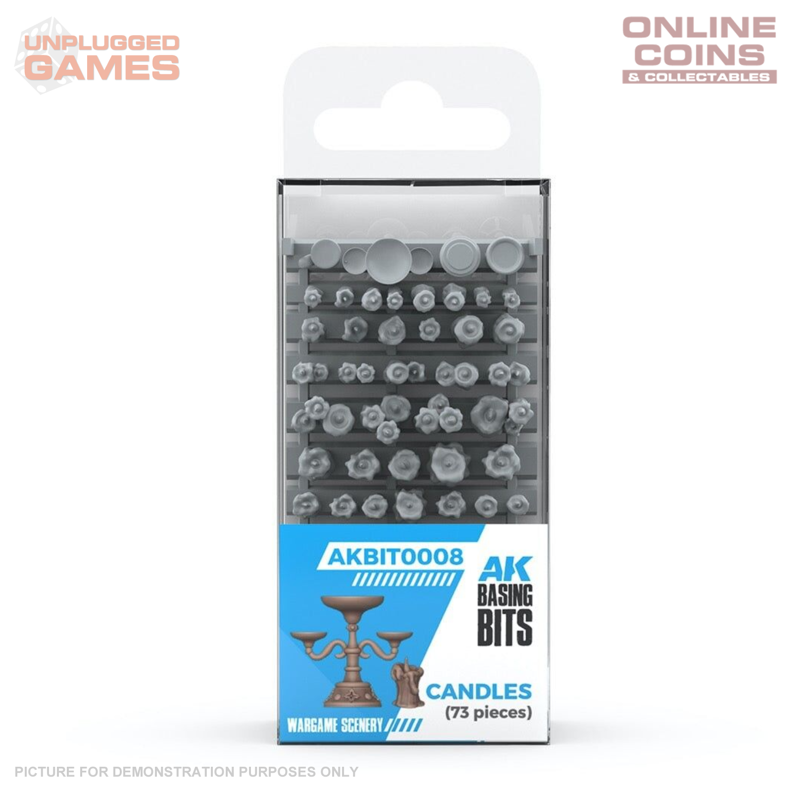 AK Interactive - Basing Bits - Candles - 73 Pieces