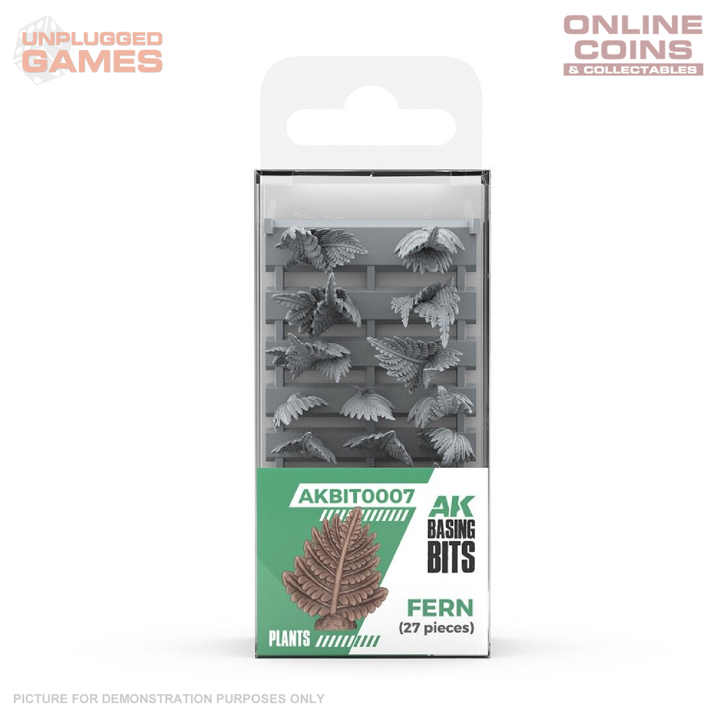AK Interactive - Basing Bits - Fern - 25 Pieces