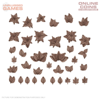 AK Interactive - Basing Bits - Forest Leaves - 35 Pieces