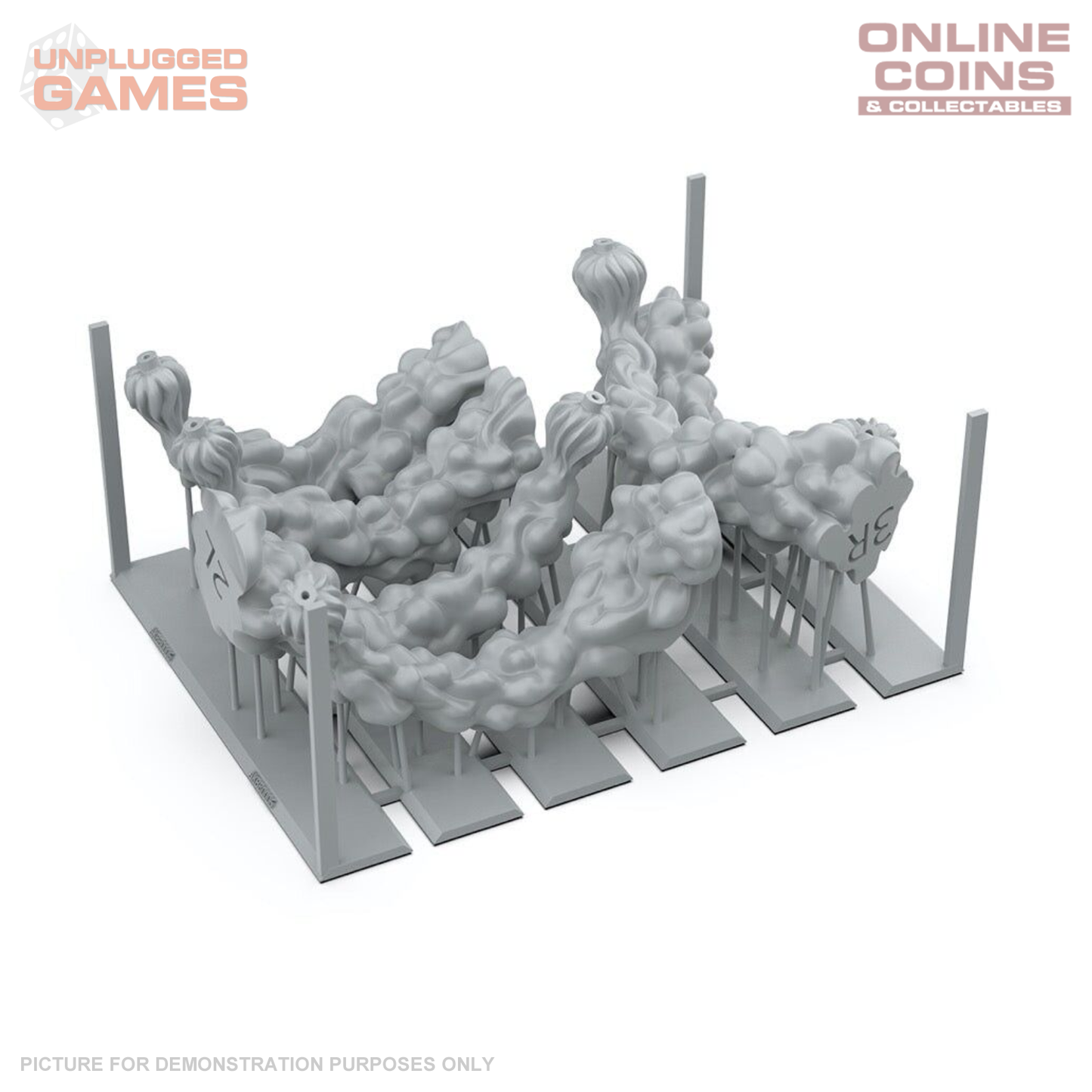 AK Interactive - Basing Bits - Jump-Pack Trail Fx - 6 Pieces
