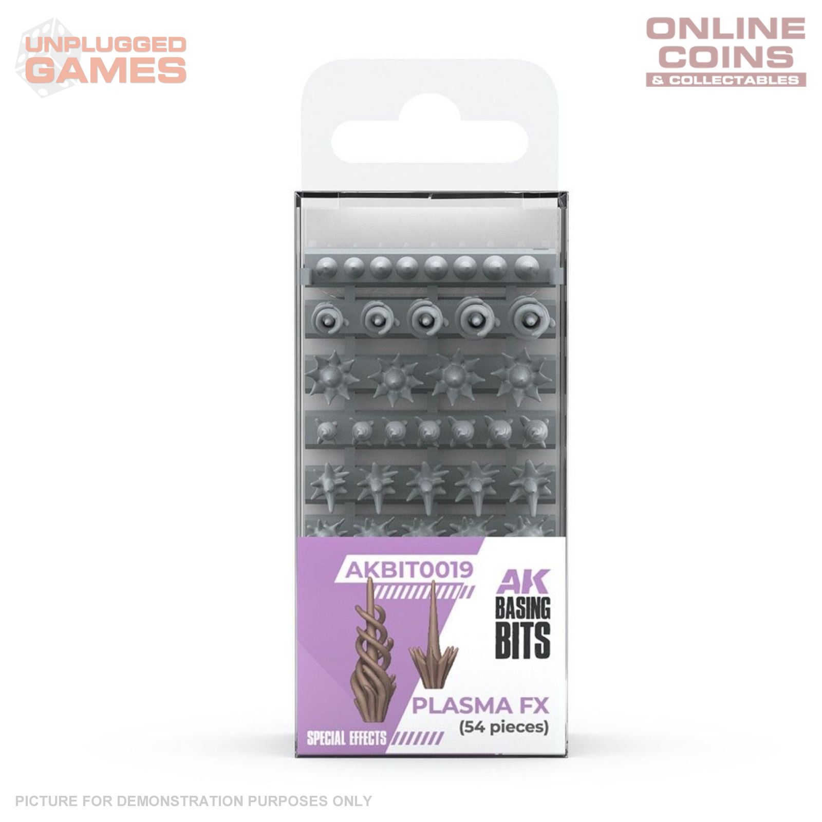 AK Interactive - Basing Bits - Plasma Fx - 54 Pieces