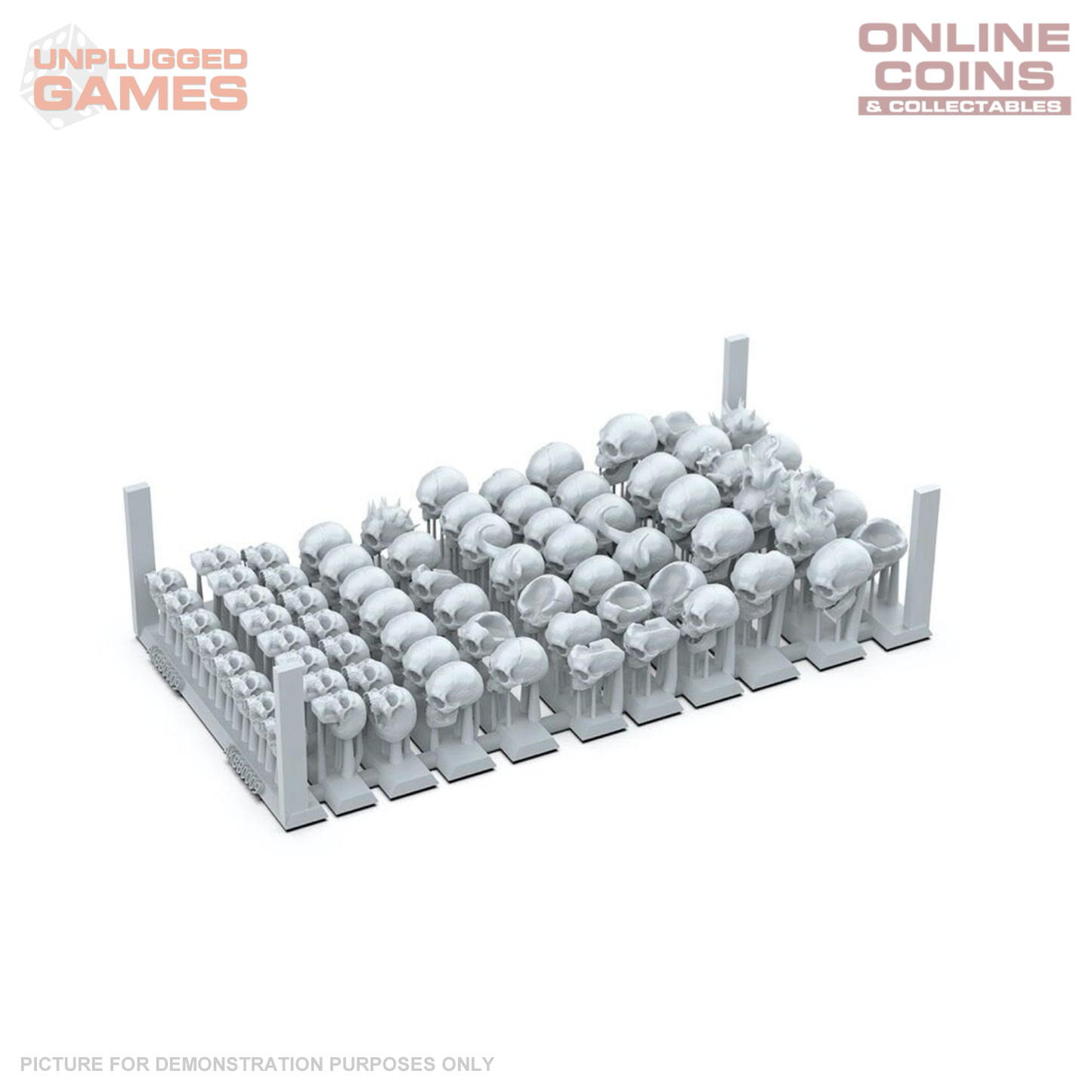 AK Interactive - Basing Bits - Skulls - 72 Pieces