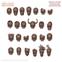 AK Interactive - Basing Bits - Skulls - 72 Pieces