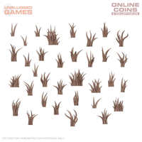 AK Interactive - Basing Bits - Tall Grass - 35 Pieces