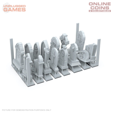 AK Interactive - Basing Bits - Tombstones - 14 Pieces