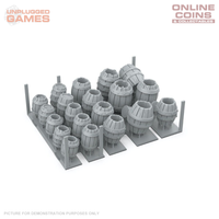 AK Interactive - Basing Bits - Wood Barrels - 32 Pieces