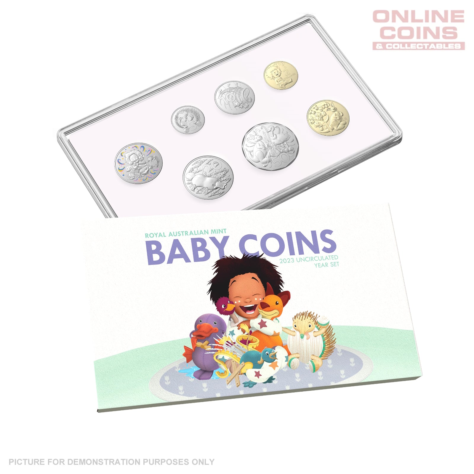 2023 Royal Australian Mint Uncirculated Baby Coin Set - Baby Toys