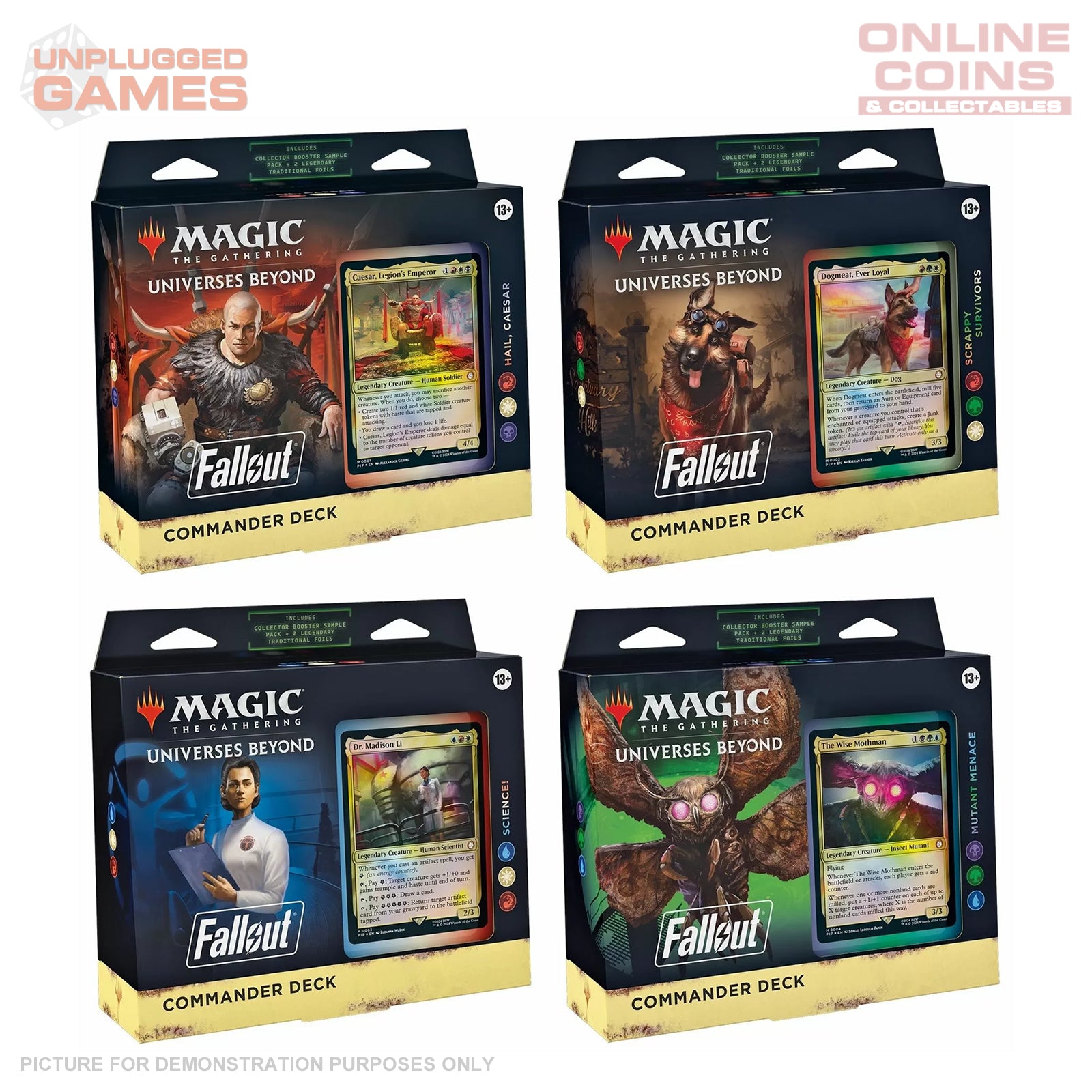 Magic The Gathering - Fallout Commander Decks