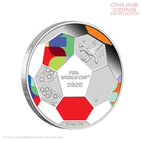 2026 Perth Mint FIFA World Cup 1/2oz Silver Proof Coloured Coin