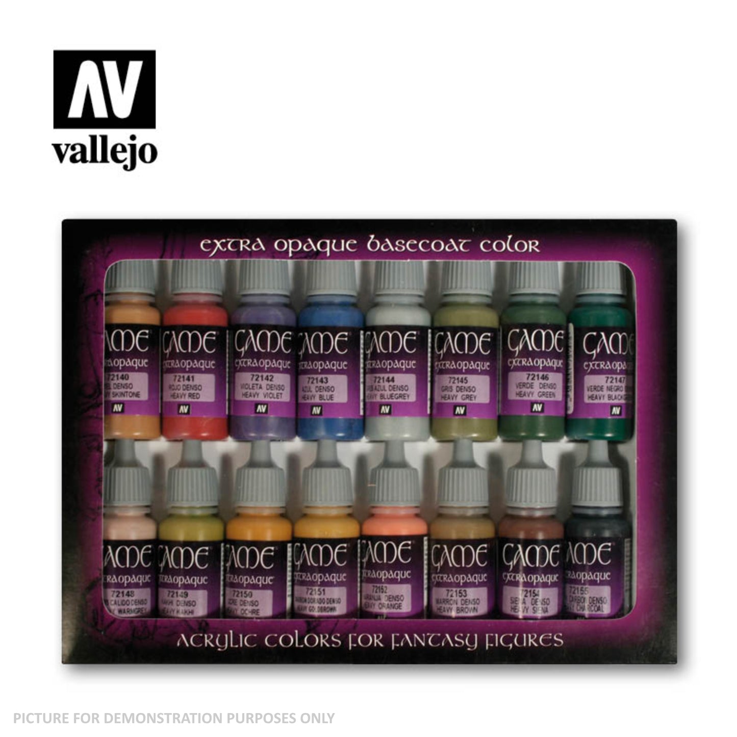 Vallejo Game Colour - Extra Opaque 16 Colour Set