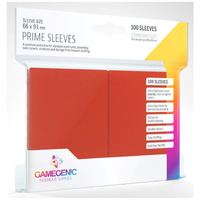 Gamegenic PRIME Sleeves 100 Pack Standard - RED