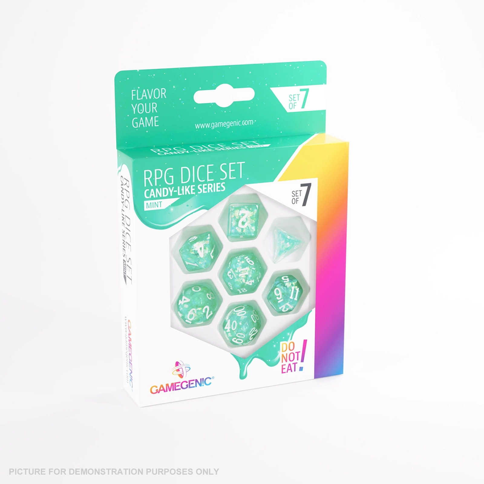 Gamegenic Candy-like Series - Mint - RPG Dice Set (7pcs)