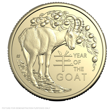 2027 Royal Australian Mint $1 Uncirculated Two-Coin Year of the Goat Set