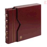 Lighthouse - Classic Grande Coin, Stamp & Banknote Album With Slipcase - Red