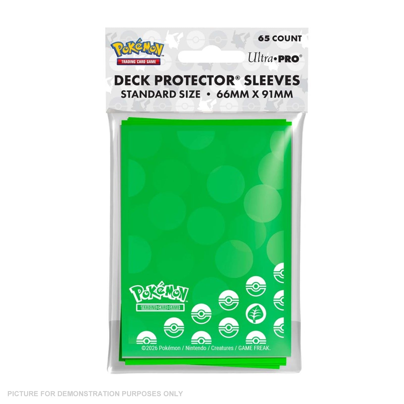 Ultra Pro Pokémon TCG - Energy 65ct Deck Protector Sleeves Grass Type