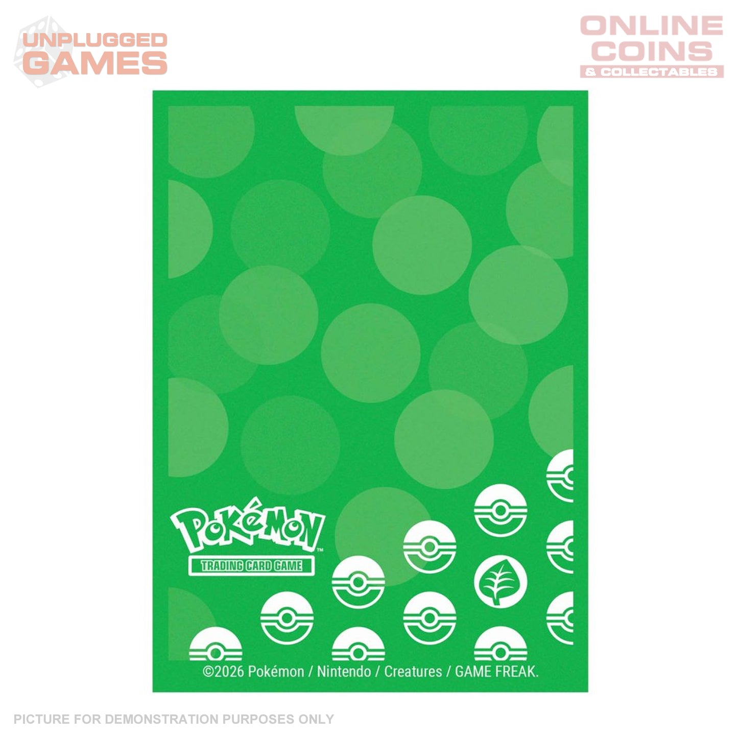 Ultra Pro Pokémon TCG - Energy 65ct Deck Protector Sleeves Grass Type