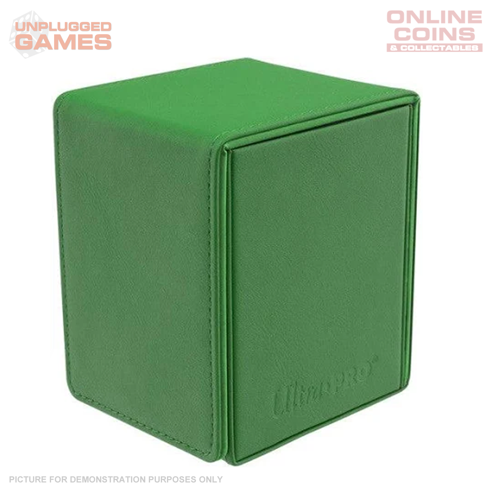 Ultra Pro - Vivid Deck Box - Alcove Flip - GREEN