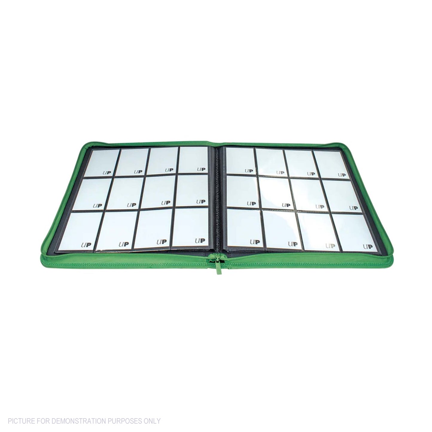 Ultra Pro Vivid 12 Pocket Zippered PRO Binder - Green