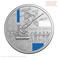 2026 20c Coloured Uncirculated - 1941 Service Amid Strife - Greece and Crete