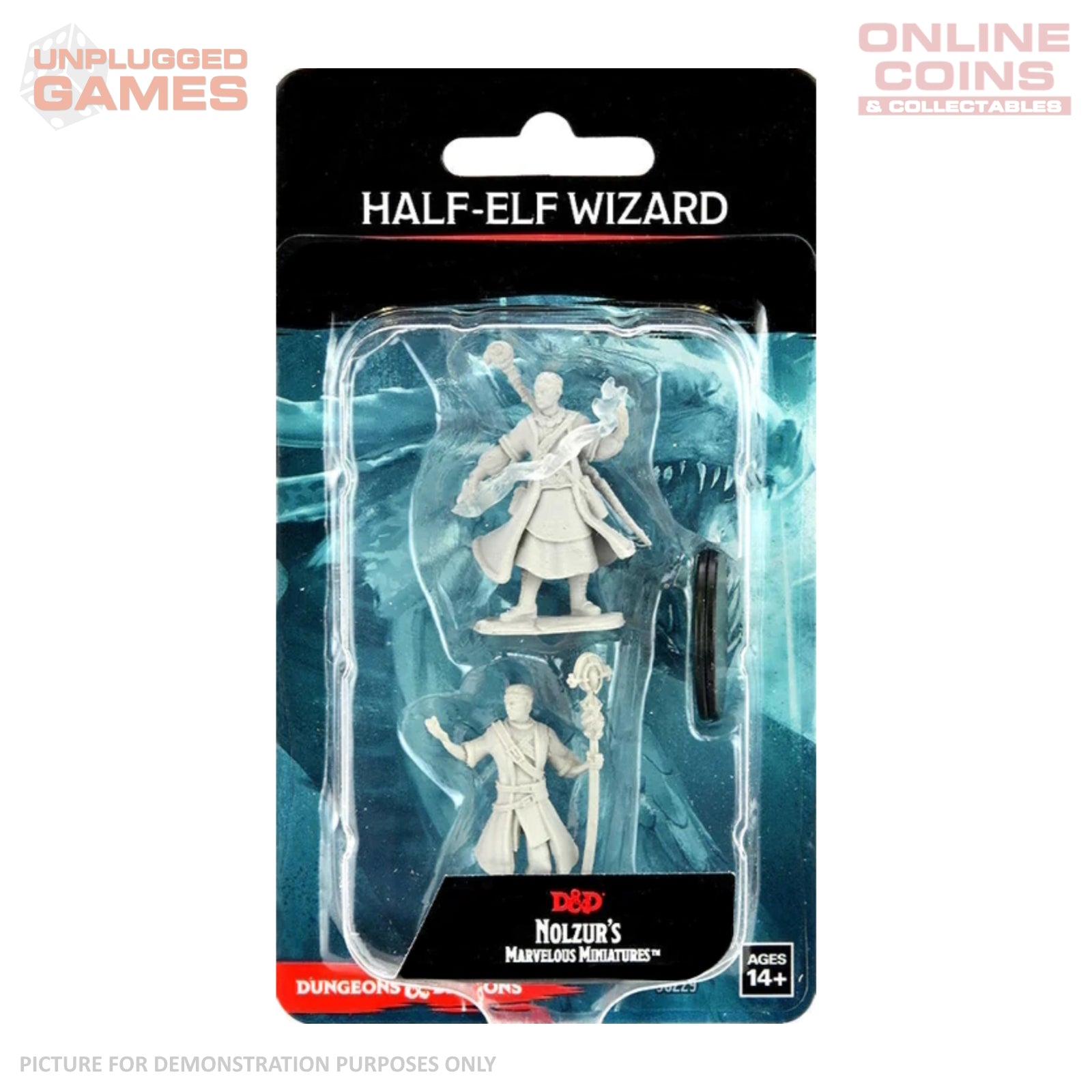 Dungeons & Dragons Nolzurs Marvelous Unpainted Miniatures - Half-Elf Wizard