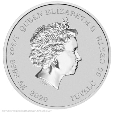 2020 - Perth Mint - Homer Simpson 1/2oz Coloured Silver 50c Coin