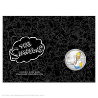 2020 - Perth Mint - Homer Simpson 1/2oz Coloured Silver 50c Coin