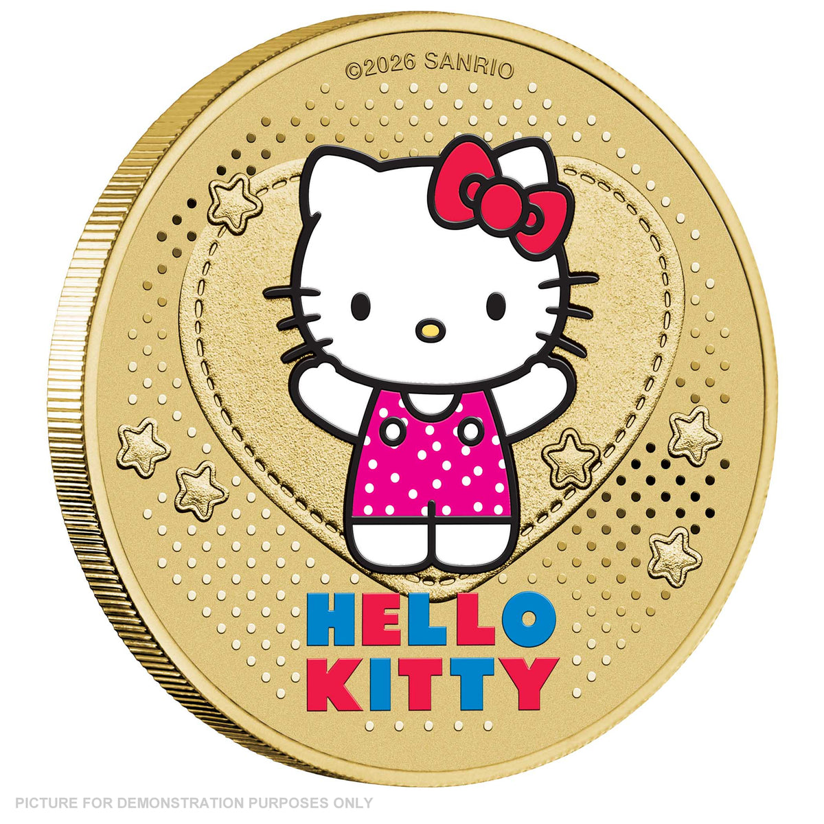 2026 - Perth Mint - Hello Kitty Stamp and Coloured Coin Cover