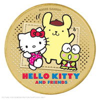 2026 - Perth Mint - Hello Kitty, Pompompurin and Kerokerokeroppi Stamp and Coloured Coin Cover
