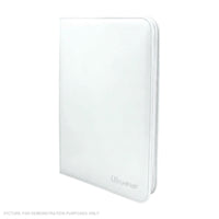 Ultra Pro VIVID 9-Pocket Zippered PRO Binder - WHITE