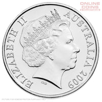 2009 Royal Australian Mint - Australia Remembers - Nurses - Uncirculated 20c Carded Coin