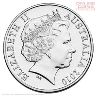 2010 Royal Australian Mint - Australia Remembers - Lost Soliders of Fromelles - Uncirculated 20c Carded Coin