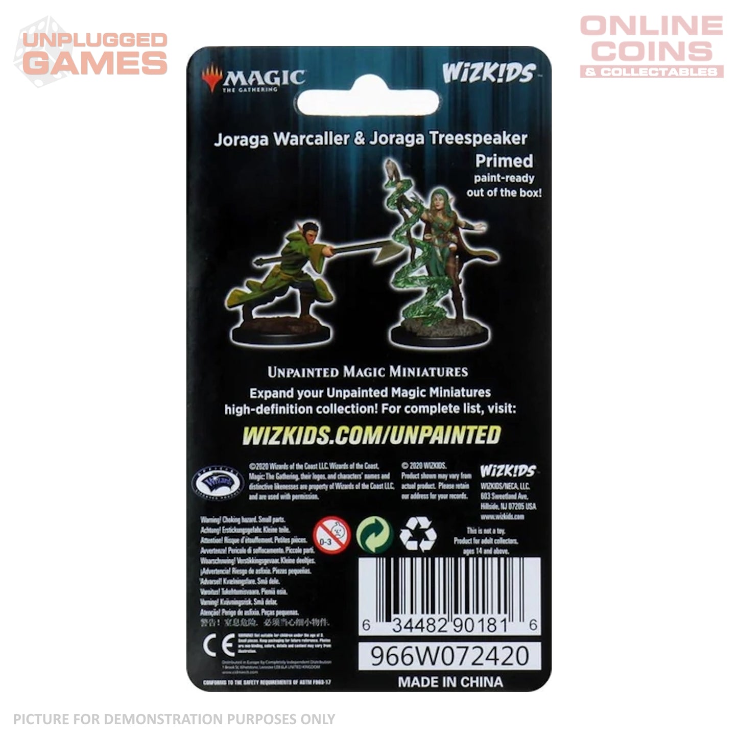 Magic the Gathering Unpainted Miniatures - Joraga Warcaller & Joraga Treespeaker (Elves)