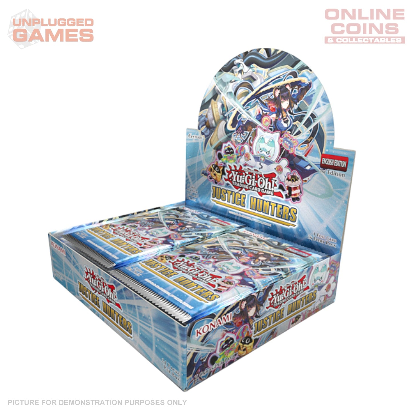 Yu-Gi-Oh! - Justice Hunters SEALED Booster BOX (Display of 24) - PREORDER