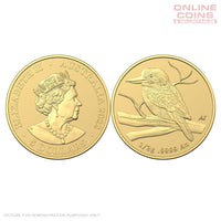 2022 Royal Australian Mint Mini Kookaburra 1/2gram (0.5g) Gold Frosted Uncirculated Coin