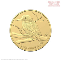 2022 Royal Australian Mint Mini Kookaburra 1/2gram (0.5g) Gold Frosted Uncirculated Coin