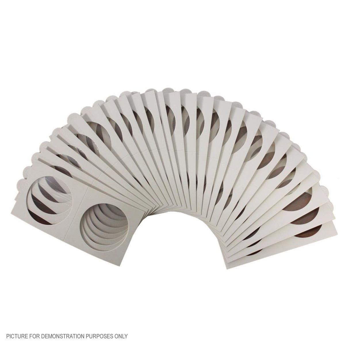 Lighthouse TACK 39.5mm Staple 2"x2" Coin Holders - Unboxed x 100 (Suitable For Australian Crowns)