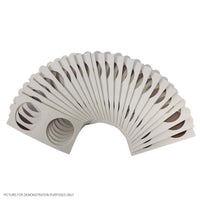 Lighthouse TACK 39.5mm Staple 2"x2" Coin Holders - Unboxed x 100 (Suitable For Australian Crowns)