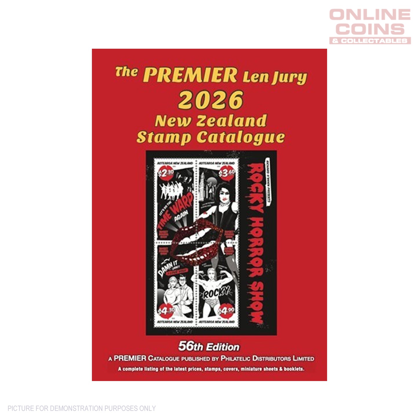 Len Jury 2026 New Zealand Stamp Catalogue