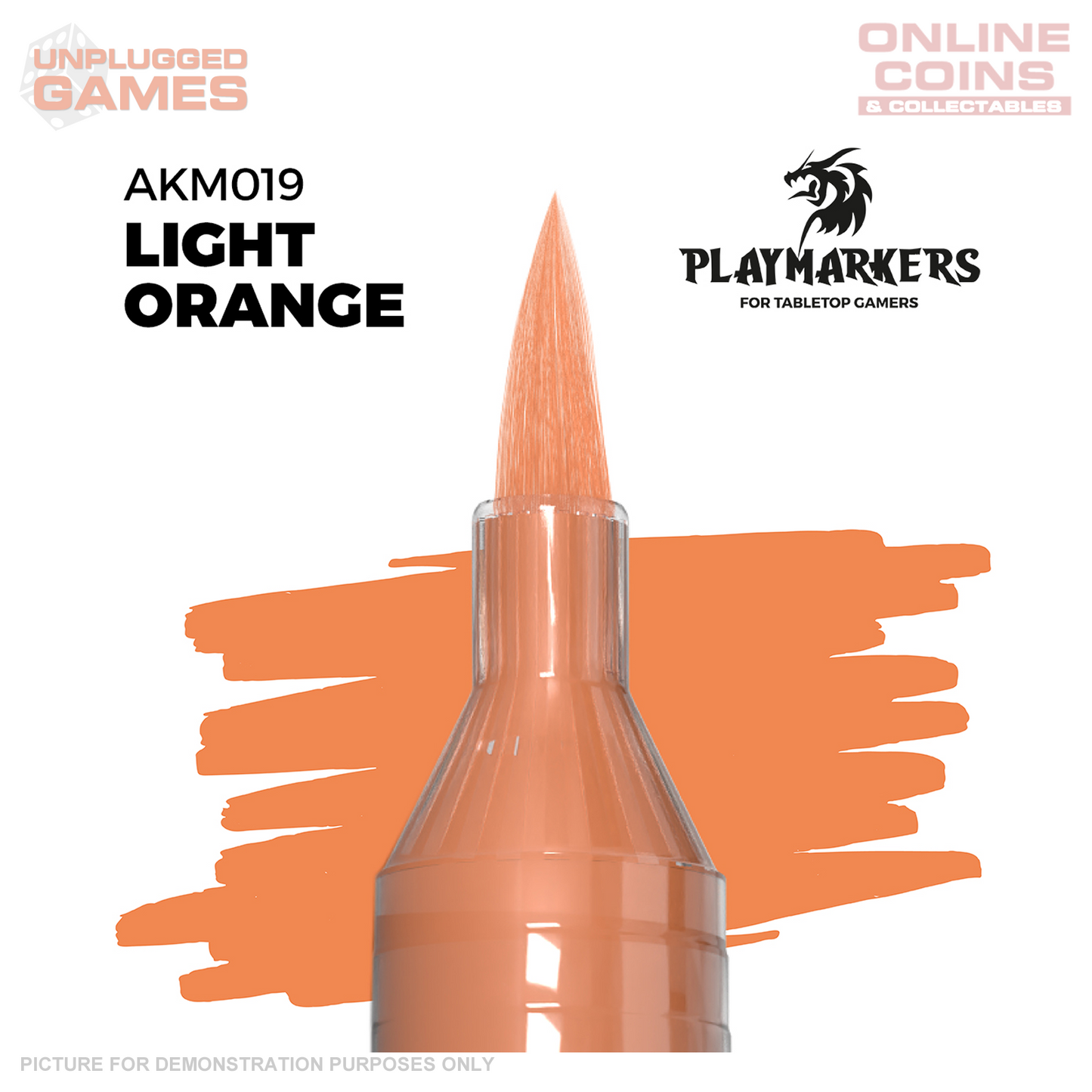 AK Interactive - Playmarkers - LIGHT ORANGE