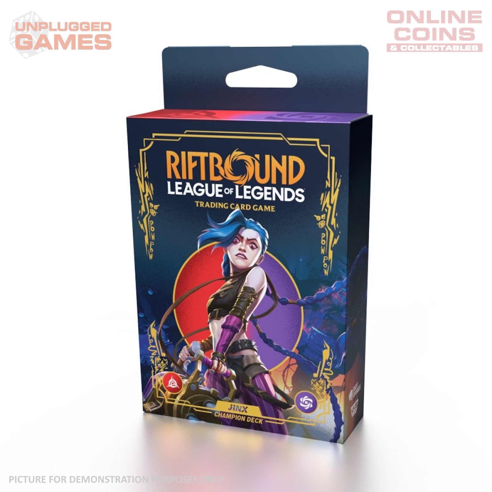 Riftbound League of Legends TCG – Champion Deck – Set One Origins – Jinx - PRE-ORDER