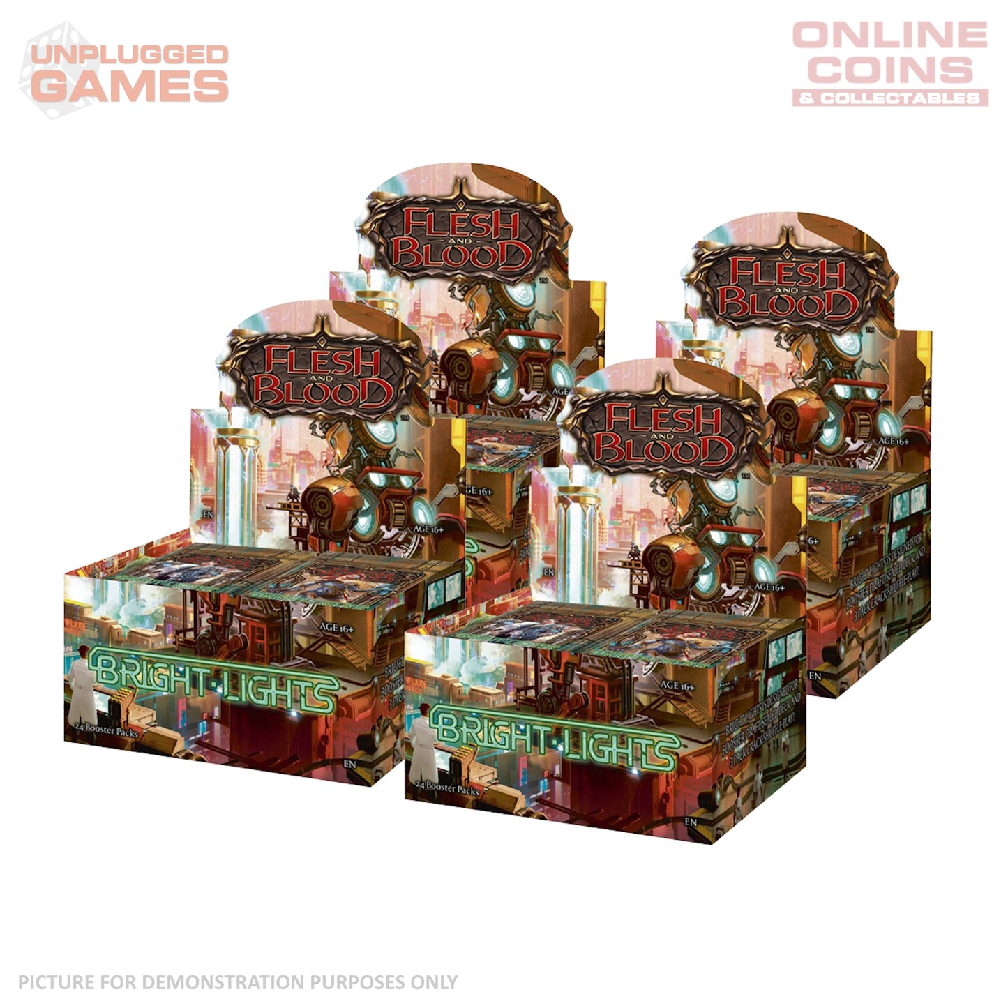 Flesh and Blood - Bright Lights - SEALED CASE of 4 Boxes Online Coins and Collectables Flesh and Blood - Bright Lights - SEALED CASE of 4 Boxes Online Coins and Collectables