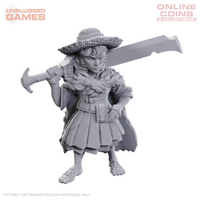 Pathfinder Deep Cuts - Female Halfling Magus Low-Level