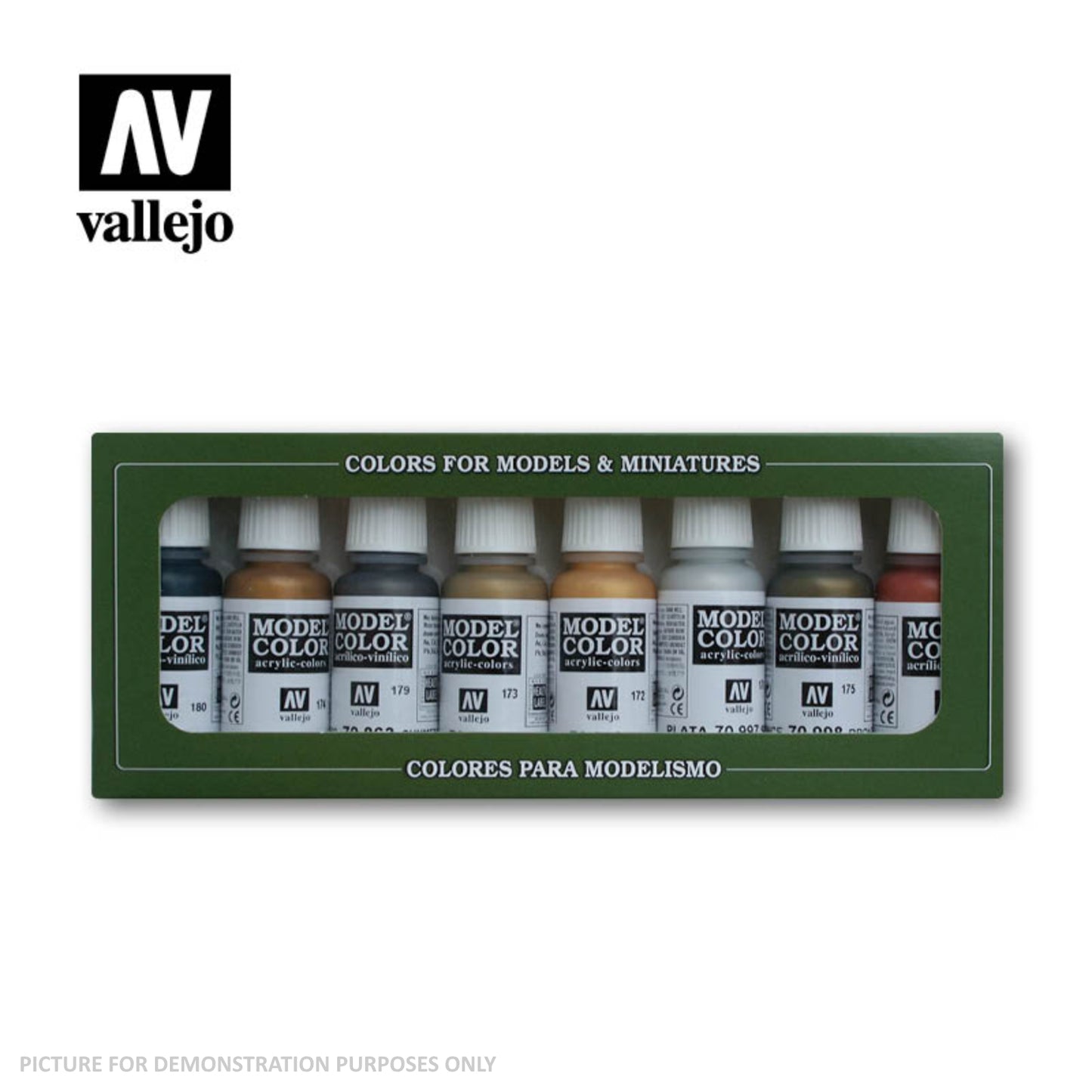 Vallejo Model Colour - Metallic Colours 8 Colour Set
