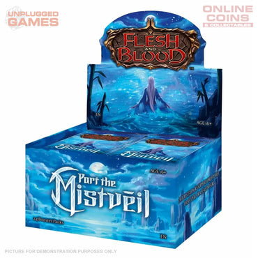 Flesh and Blood TCG - Part the Mistveil - SEALED CASE of Four Booster Boxes