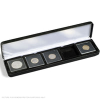Lighthouse - Nobile Quadrum Satin Lined 5 Coin Display Case